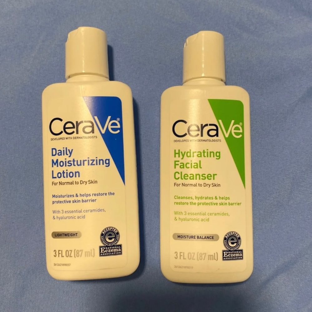 Kit Cerave lotion + cleanser